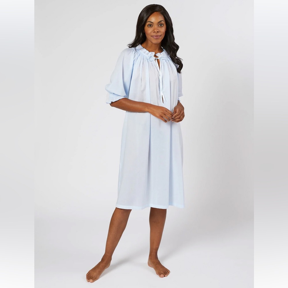 NWT Lenora Light Blue Puff Sleeve Dress